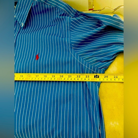 Polo by Ralph Lauren Blue Casual Button Down Shirt - Picture 11 of 11